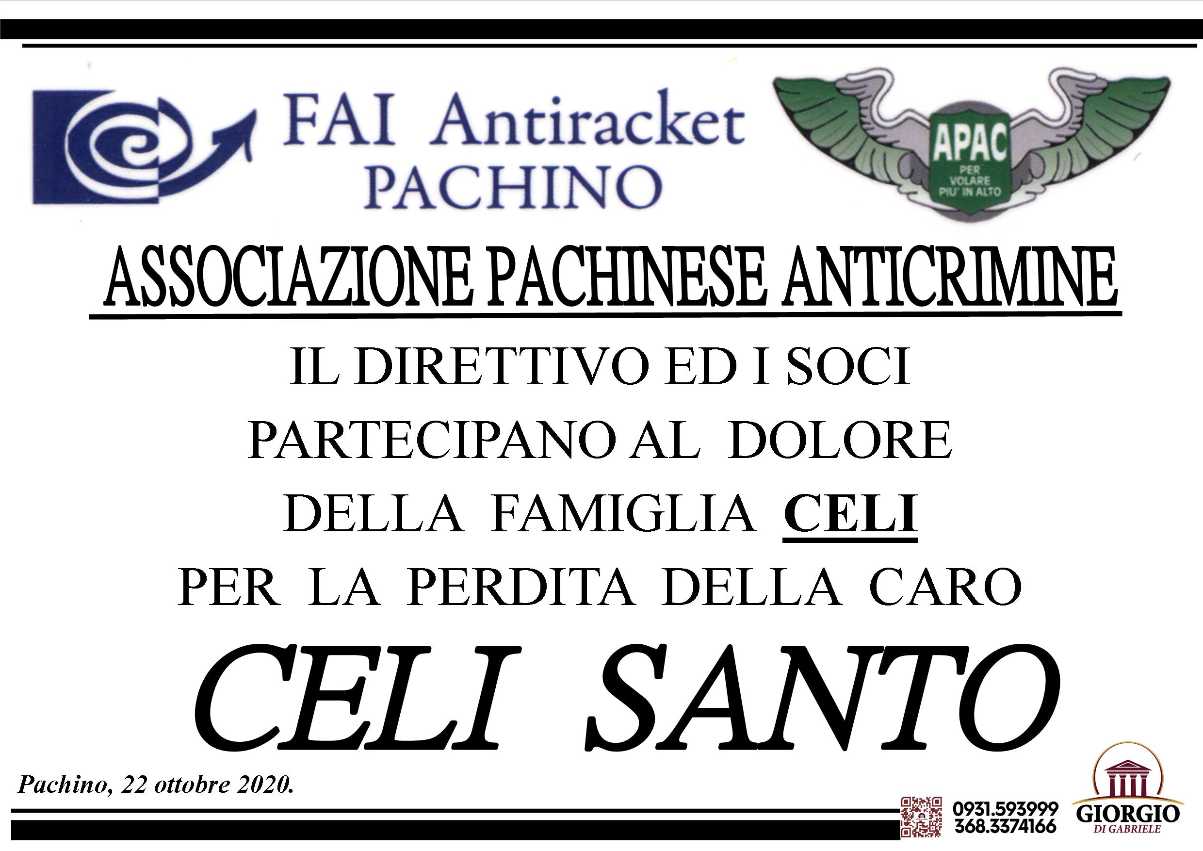 APAC ASSOCIAZIONE ANTICRIMINE PACHINO
