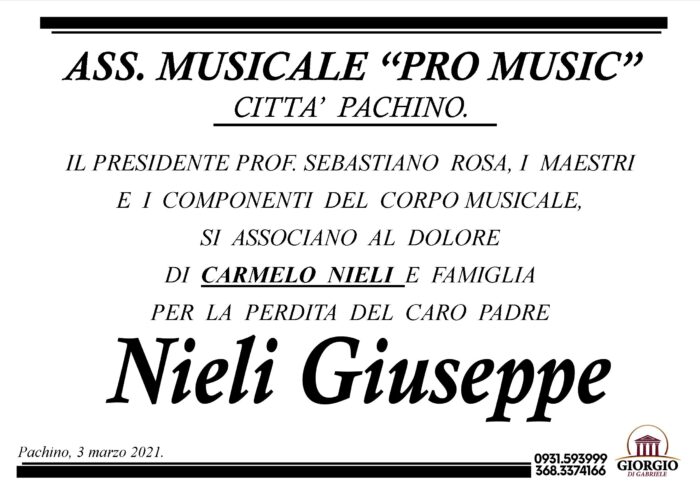 BANDA MUSICALE PRO MUSIC PACHINO