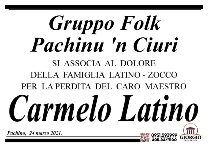 GRUPPO FOLK PACHINO